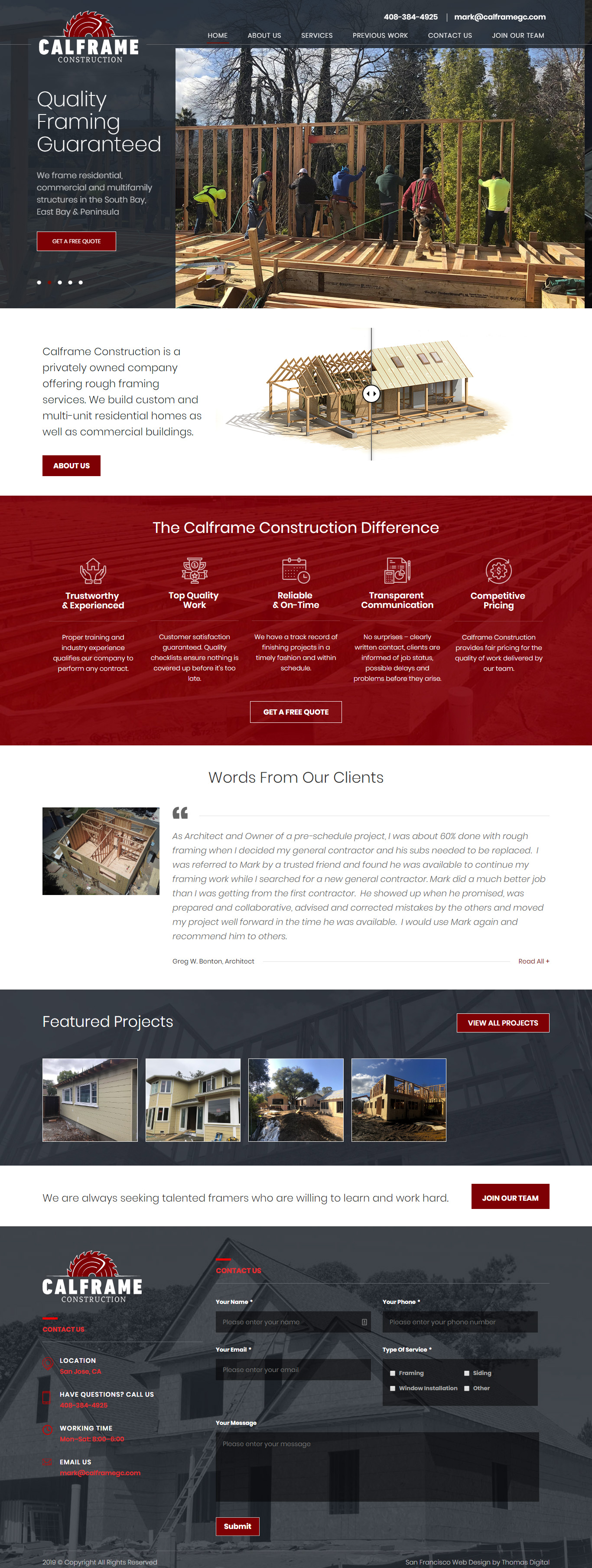 Calframe Construction Inc.